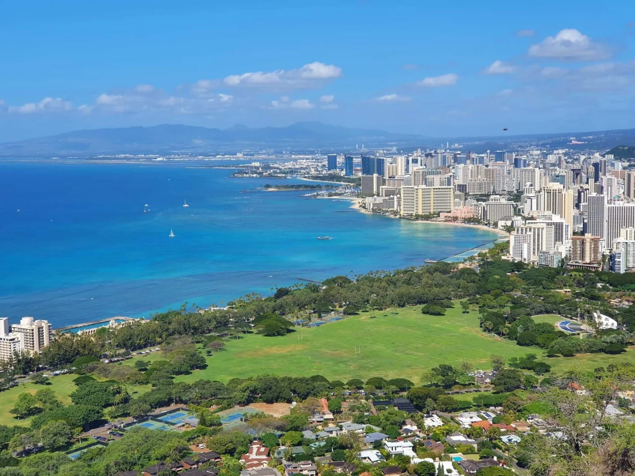 View from top of Diamond Head
